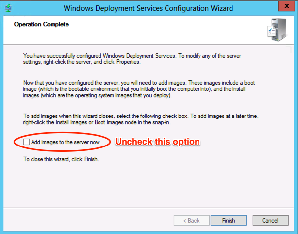 Disable add images to server option