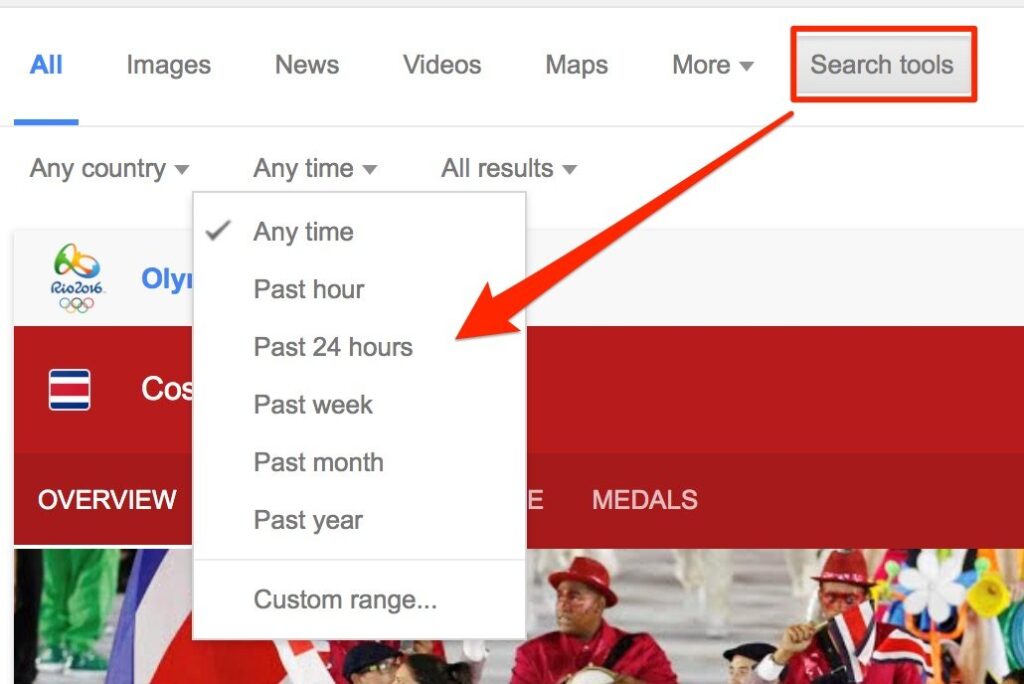 Timeframe Date Search